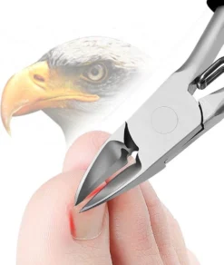 Merkloos Zwarte Nagelschaar - Nageltang Groot -Nagelschaar Voor Harde Nagels - Teennagel - Nageltang - Nagelschaartje - Nagelschaar - Kalknagels - Schaar - Hand Verzorging - Nagelknipper - Verzorging