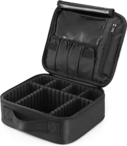 Cosmetica Koffer - Make-up Koffer Met Verstelbare Vakken - Visagie En Nagelstyliste Beauty Koffer - 26x23x9CM -Cosmetica Winkel 1045x1200