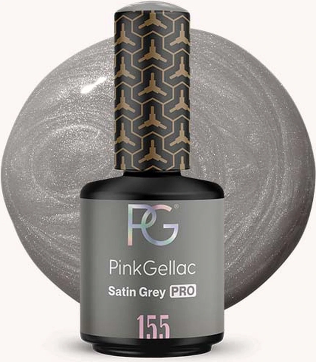 Pink Gellac - Satin Grey - Gellak - Vegan - Grijs - Glanzend - 15ml 9 Pink Gellac - Satin Grey - Gellak - Vegan - Grijs - Glanzend - 15ml - Afbeelding 9