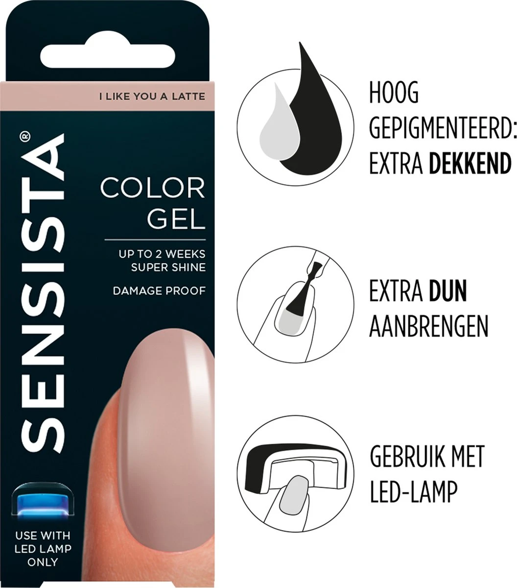 Sensista Color Gel I Like You A Latte - Nude 1 Sensista Color Gel I Like You A Latte - Nude