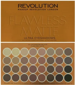 Makeup Revolution Flawless Matte - Ultra Eyeshadows - Oogschaduw Palette - 32 Kleuren