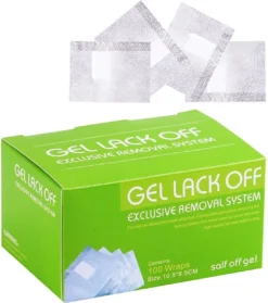 100 Stuks Gellak Remover Pads Aluminiumfolie / Gel Nagel Lak Nagellak Verwijderaar / Soak Off Remove Verwijderen -Cosmetica Winkel 1064x1200