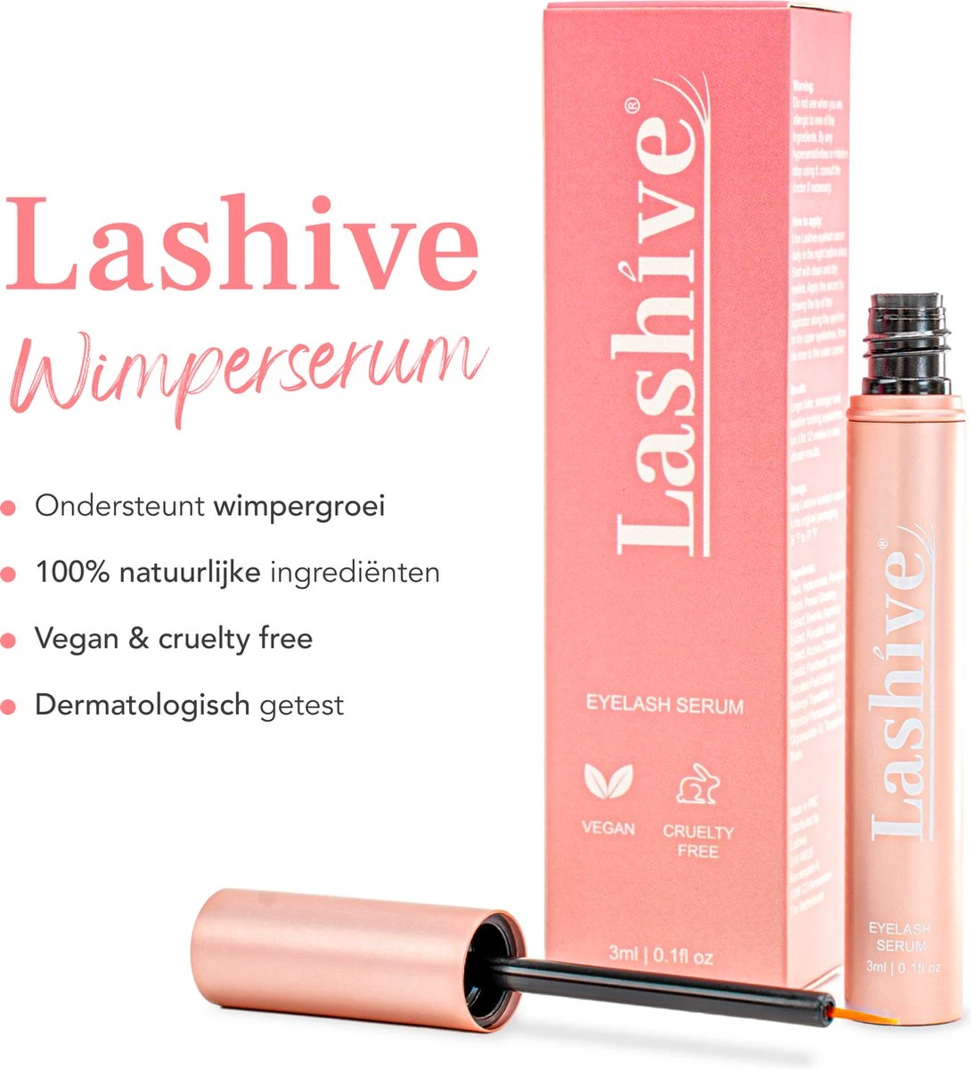 Lashive Wimperserum - Wimper Groeiserum - 3 Ml - Wenkbrauw Serum - Lash Lift Kit - Lashserum 2 Lashive Wimperserum - Wimper Groeiserum - 3 Ml - Wenkbrauw Serum - Lash Lift Kit - Lashserum - Afbeelding 2