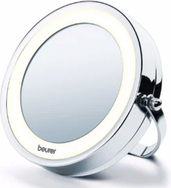 Beurer BS59 Spiegel Met Ringverlichting - Make-upspiegel Met Muurmontage - Ø11cm -Cosmetica Winkel 1091x1200