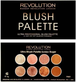MAKEUP REVOLUTION Ultra Blush Palette Golden Sugar, 13 G 7 MAKEUP REVOLUTION Ultra Blush Palette Golden Sugar, 13 G -Cosmetica Winkel 1114x1200 4