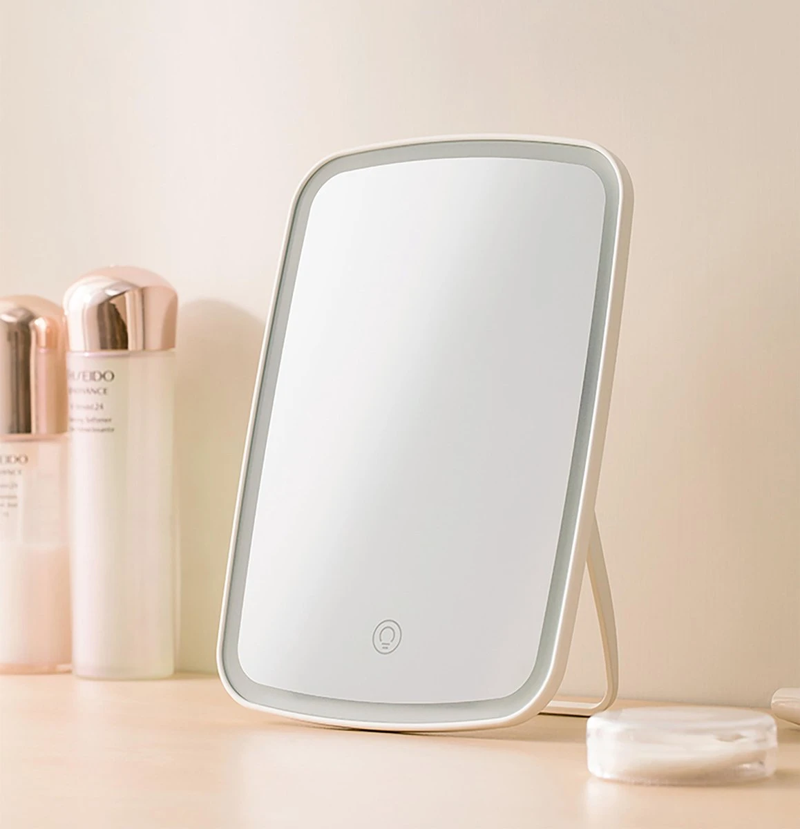 Jordan & Judy Make-upspiegel Met Verlichting - Oplaadbaar - Led Spiegel Make Up Met Touch Switch - Staand Spiegel 2 Jordan & Judy Make-upspiegel Met Verlichting - Oplaadbaar - Led Spiegel Make Up Met Touch Switch - Staand Spiegel - Afbeelding 2