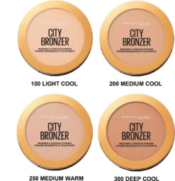 Maybelline City Bronzer Bronzer & Countour Powder - 100 Light Cool - Bronzing En Contouring Poeder - 51,4 Gr. -Cosmetica Winkel 1160x1200 3