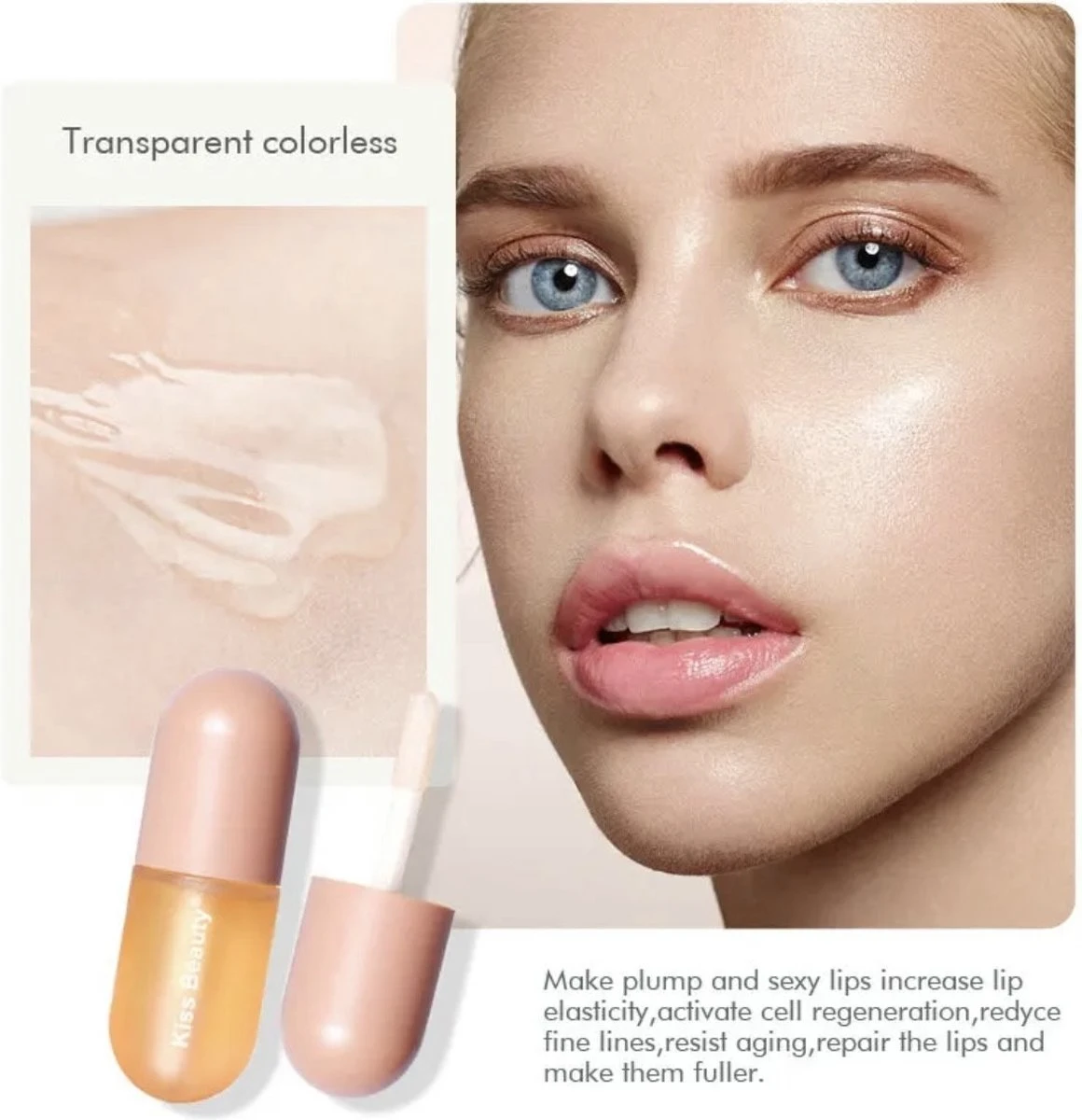 Natuurlijke Lip Plumper|Gember Extract & Vitamine E - Vollere Lippen - Lip Care - Lip Filler - Full Lips - Volume Van Je Lippen- Herstellende Lippen- Lipgloss Intense- Lip Maximizer - Mint Extract & Vitamine E- Selfcare - Extreme Lipgloss 2 Natuurlijke Lip Plumper|Gember Extract & Vitamine E - Vollere Lippen - Lip Care - Lip Filler - Full Lips - Volume Van Je Lippen- Herstellende Lippen- Lipgloss Intense- Lip Maximizer - Mint Extract & Vitamine E- Selfcare - Extreme Lipgloss - Afbeelding 2