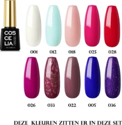 Royala D11 Gellak Starters Pakket + Inclusief UV LED Lamp + 10 Verschillende Gellak Kleuren - Gellak Lamp – Gellac Set - Alle Benodigdheden In Eén - Uitgebreid 62-Delig Pakket- Gel Polish Set - Gellak Set - UV LED Lamp 22 Royala D11 Gellak Starters Pakket + Inclusief UV LED Lamp + 10 Verschillende Gellak Kleuren - Gellak Lamp – Gellac Set - Alle Benodigdheden In Eén - Uitgebreid 62-Delig Pakket- Gel Polish Set - Gellak Set - UV LED Lamp -Cosmetica Winkel 1172x1200