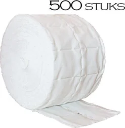 Merkloos Celstof Doekjes / Celstof Deppers 500 Stuks, Pluisvrij! Ook Voor Voor Het Verwijderen Van De Gel Lak / Gellak / Gelpolish / Shellac / Gelnagellak, Nagellak, Reinigen Van De Penselen, Kwasten, Vijlen, Desinfecteren Van De Nagels.