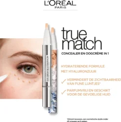 L’Oréal Paris True Match Touche Magique Concealer - 4-7D Golden Sable 18 L’Oréal Paris True Match Touche Magique Concealer - 4-7D Golden Sable -Cosmetica Winkel 1190x1200 4