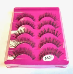 Merkloos Lange Zwarte Nepwimpers - 5 Paar