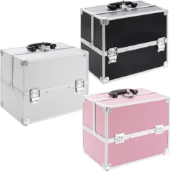 AREBOS Cosmeticakoffer Beauty Case Multikoffer 15 L Roze -Cosmetica Winkel 1197x1200 6