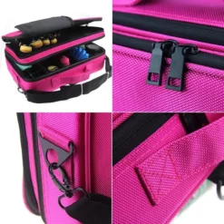 Cosmetica Koffer - Make-up Koffer Met Verstelbare Vakken - Visagie En Nagelstyliste Beauty Koffer - 40x30x14CM - Roze 14 Cosmetica Koffer - Make-up Koffer Met Verstelbare Vakken - Visagie En Nagelstyliste Beauty Koffer - 40x30x14CM - Roze -Cosmetica Winkel 1198x1200 15