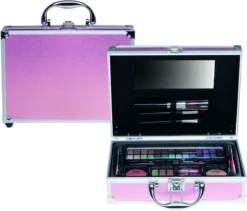 Make Up Koffer Glanzend Roze 6 Make Up Koffer Glanzend Roze -Cosmetica Winkel 1200x1026 1