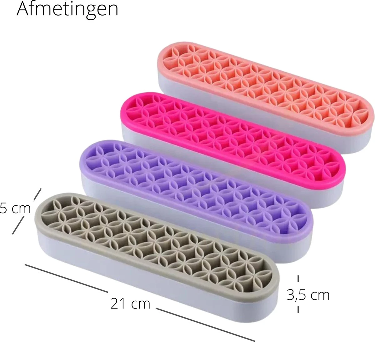 Make Up Organizer - Melon - Make Up Holder - Kwasten Organizer - Make Up Houder - Nagellak/Lipstick Organizer - Lippenstift Houder - Siliconen 3 Make Up Organizer - Melon - Make Up Holder - Kwasten Organizer - Make Up Houder - Nagellak/Lipstick Organizer - Lippenstift Houder - Siliconen - Afbeelding 3