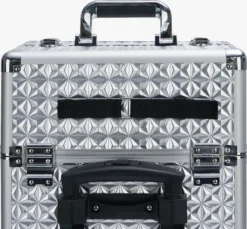 Beauty Koffer Zilver | Beautycase / Beautykoffer / Trolley Van Aluminium - 8 Wielen - Kapper Koffer - Tattoo Koffer - Nagel Koffer - Make-up Koffer -Cosmetica Winkel 1200x1114 3