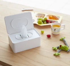 Yamazaki Bakje Voor Vochtige Doekjes - Wit - Met Deksel -Cosmetica Winkel 1200x1123 4