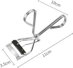 INTER-ESQUE® Wimperkruller - Eyelash Curler + 3x Gratis Extra Siliconen Pad & 3x Extra Kam - Zilver -Cosmetica Winkel 1200x1123 5