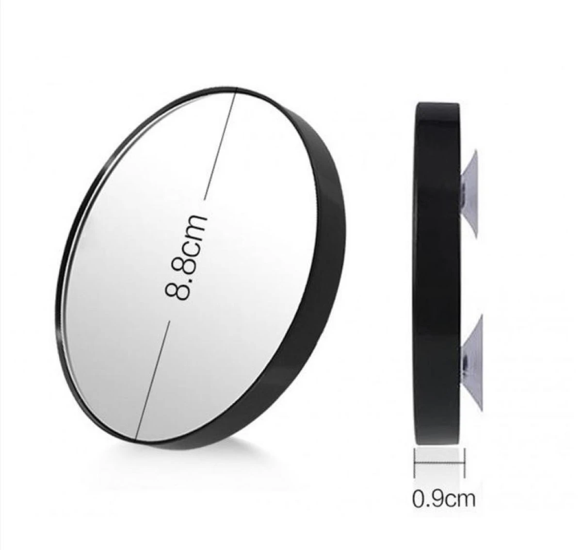 Spiegel Met Zuignappen - Vergroot Tot 10x 2 Spiegel Met Zuignappen - Vergroot Tot 10x - Afbeelding 2