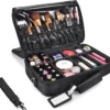 Cosmetica Koffer - Make-up Koffer Met Verstelbare Vakken - Visagie En Nagelstyliste Beauty Koffer - 37x27x13CM