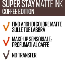 Maybelline SuperStay Matte Ink Lipstick Coffee Collection Limited Edition - 270 Cocoa Connoisseur - Bruine Lippenstift - 5 Ml -Cosmetica Winkel 1200x1157