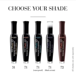 Bourjois Volume Glamour Push Up Waterproof - 71 Black - Mascara -Cosmetica Winkel 1200x1164 24