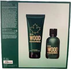 DSQUARED2 Dsquared² Green Wood Giftset - 100 Ml Eau De Toilette Spray + 150 Ml Showergel - Cadeauset Voor Heren -Cosmetica Winkel 1200x1168 6