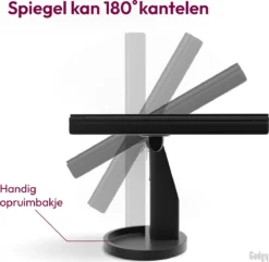 Gadgy Make Up Spiegel – Spiegel Verlichting – Moederdag Cadeautje - Cosmetica Spiegel - Scheerspiegel - Staand Met 2 Vergrootspiegels - Op Batterijen Of USB (kabel Incl) -Cosmetica Winkel 1200x1172 3