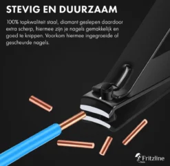 Fritzline© Professionele Manicureset 16-delig | Nagelset Incl. Nagelvijl & Nagelknipper | Lederen Blauwe Etui | Manicure Pedicure Set -Cosmetica Winkel 1200x1173 1