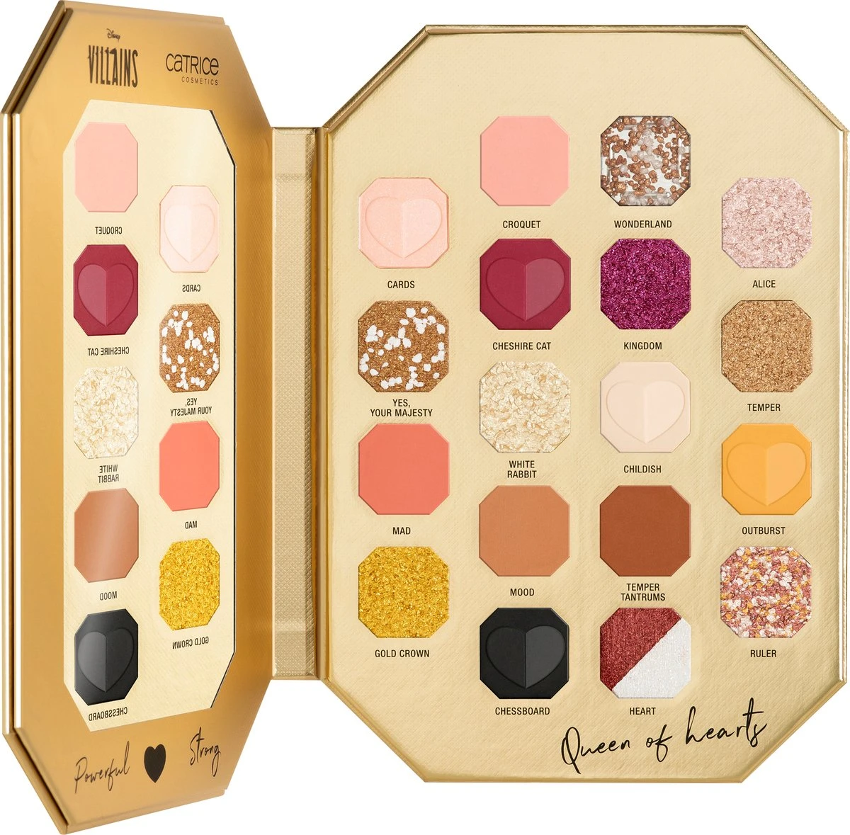 Catrice Oogschaduwpalette Disney Villains Queen Of Hearts 030, 18 G 2 Catrice Oogschaduwpalette Disney Villains Queen Of Hearts 030, 18 G - Afbeelding 2