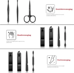 XYZ Goods - Manicure En Pedicure Set - 7 Delige-set Inclusief Nagelknipper In Nette Lederen Opberg Etui -Cosmetica Winkel 1200x1181 2