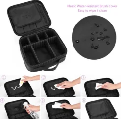 Cosmetica Koffer - Make-up Koffer Met Verstelbare Vakken - Visagie En Nagelstyliste Beauty Koffer - 26x23x9CM -Cosmetica Winkel 1200x1182 1