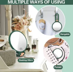 FOGARI Handspiegel Met 1 X 10 X Vergroting, Dubbelzijdige Make-upspiegel, Draagbare Kleine Spiegel, Inklapbare Verstelbare Spiegel Met Handvat, Ronde Reisspiegel, Make-upspiegel, Tafelspiegel, 360 Graden Draaibaar 9 FOGARI Handspiegel Met 1 X 10 X Vergroting, Dubbelzijdige Make-upspiegel, Draagbare Kleine Spiegel, Inklapbare Verstelbare Spiegel Met Handvat, Ronde Reisspiegel, Make-upspiegel, Tafelspiegel, 360 Graden Draaibaar -Cosmetica Winkel 1200x1184 6