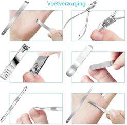 Nagelknipper Set – 18-Delige Pedicure En Manicure Sets Nagelaccessoires – Nagelset – Nagelverzorging Kit – Reisset Zwart 12 Nagelknipper Set – 18-Delige Pedicure En Manicure Sets Nagelaccessoires – Nagelset – Nagelverzorging Kit – Reisset Zwart -Cosmetica Winkel 1200x1187 1
