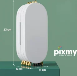 PIXMY® - Wit - Sieradenhouder - Oorbellenrekje - Sieradenrekje - Sieraden Organizer - Sieraden Doos - Sieraden Opbergen -Cosmetica Winkel 1200x1191 6