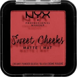 NYX Professional Makeup Sweet Cheeks Creamy Powder Blush Matte - Citrine Rose SCCPBM04 - Blush - 5 Gr