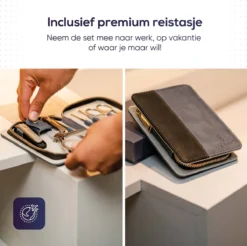 Skeraxo 8-delige Luxe Verschillende Tools - Professioneel Manicure Set & Pedicureset Met Nagelvijl & Nageltang – Behandeling Nagels En Huid -Cosmetica Winkel 1200x1195 2