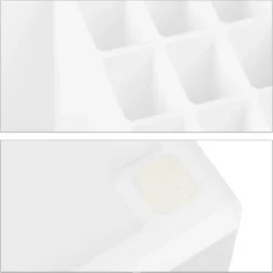 Relaxdays Make-up Organizer - Tweedelig - Cosmetica Opbergdoos - Wit -Cosmetica Winkel 1200x1198 20