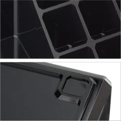 Relaxdays Cosmetica Organizer - Cosmeticahouder - Make Up Toren - Doorzichtig - 16 Vakken - Zwart -Cosmetica Winkel 1200x1198 23