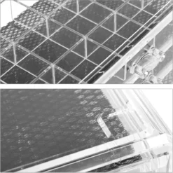 Relaxdays Make-up Organizer Acryl - 3 Lades Met Vakken Acrylbox - Cosmeticabox Opbergdoos - Doorzichtig -Cosmetica Winkel 1200x1198 24