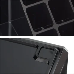 Relaxdays Make-up Organizer - Sieradendoosje - Cosmetica - Zwart -Cosmetica Winkel 1200x1198 26