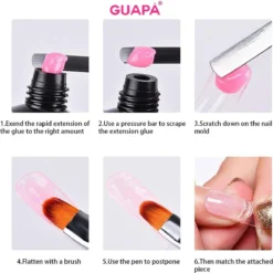 GUAPÀ® Polygel Starterspakket | Acrygel | Poly Gel | Gel Nagels | Professionele Kit | Babyboom Pink | Babyboom White | 2 X 60 Gram Polige -Cosmetica Winkel 1200x1198 3