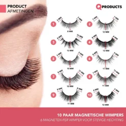 Qproducts Magnetische Wimpers - Nepwimpers - Wimperset Van 10 Wimpers 4 Eyeliners En Pincet - Inclusief Wimper Bewaardoos Met Ingebouwd Spiegeltje - Magneet Wimpers - Magnetic Lashes 17 Qproducts Magnetische Wimpers - Nepwimpers - Wimperset Van 10 Wimpers 4 Eyeliners En Pincet - Inclusief Wimper Bewaardoos Met Ingebouwd Spiegeltje - Magneet Wimpers - Magnetic Lashes -Cosmetica Winkel 1200x1198 42