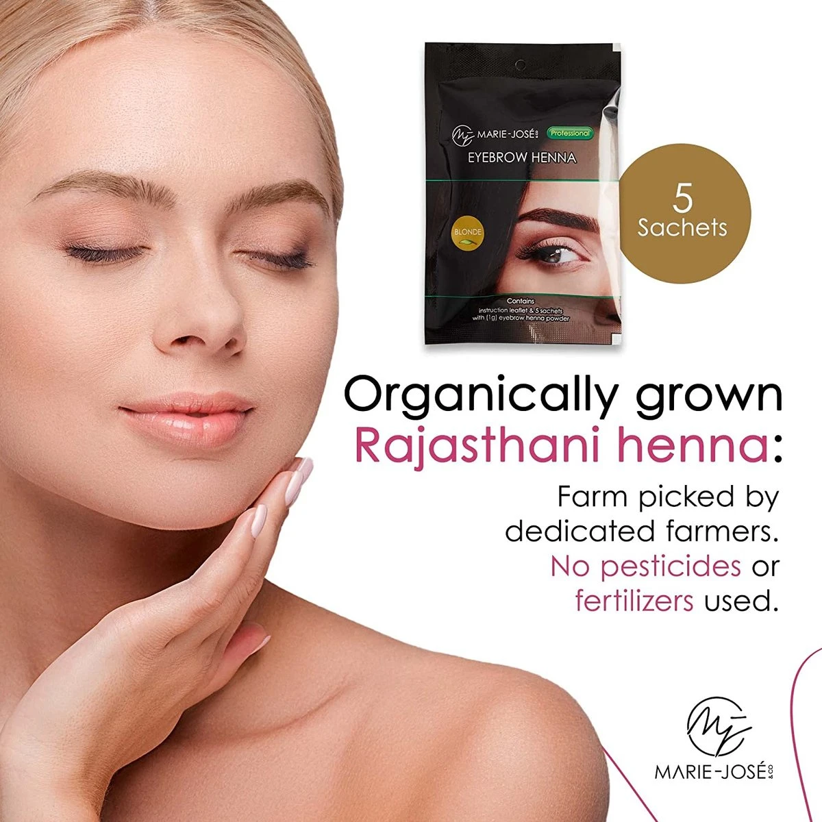 Henna Wenkbrauwverf Blond | Henna Brows |Geschikt Voor Minstens 25 Toepassingen 5 Henna Wenkbrauwverf Blond | Henna Brows |Geschikt Voor Minstens 25 Toepassingen - Afbeelding 5