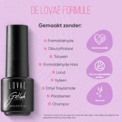 Lovae Cosmetics Gellak - 6-delige Set - Gel Nagellak - Creamy Pastel - Gellac - 8ML 13 Lovae Cosmetics Gellak - 6-delige Set - Gel Nagellak - Creamy Pastel - Gellac - 8ML -Cosmetica Winkel 1200x1200 109