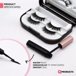 Qproducts Magnetische Wimpers - Nepwimpers - Wimperset Van 10 Wimpers 4 Eyeliners En Pincet - Inclusief Wimper Bewaardoos Met Ingebouwd Spiegeltje - Magneet Wimpers - Magnetic Lashes 13 Qproducts Magnetische Wimpers - Nepwimpers - Wimperset Van 10 Wimpers 4 Eyeliners En Pincet - Inclusief Wimper Bewaardoos Met Ingebouwd Spiegeltje - Magneet Wimpers - Magnetic Lashes -Cosmetica Winkel 1200x1200 1091