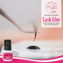 MURLEY'S Wimperlijm- Wimperextensions Lijm - Lash Glue - Zwart - Eenmalig Aanbrengen Voor Wekenlang Plezier - Perfecte Wimpers -Cosmetica Winkel 1200x1200 1100