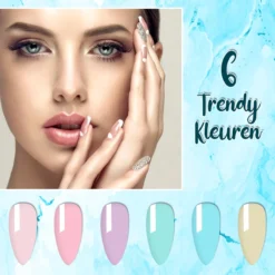 Luneya Gellak - Vivid Vibes Edition - 6-Delige Gellak Starterspakket - Gel Nagellak -Cosmetica Winkel 1200x1200 127