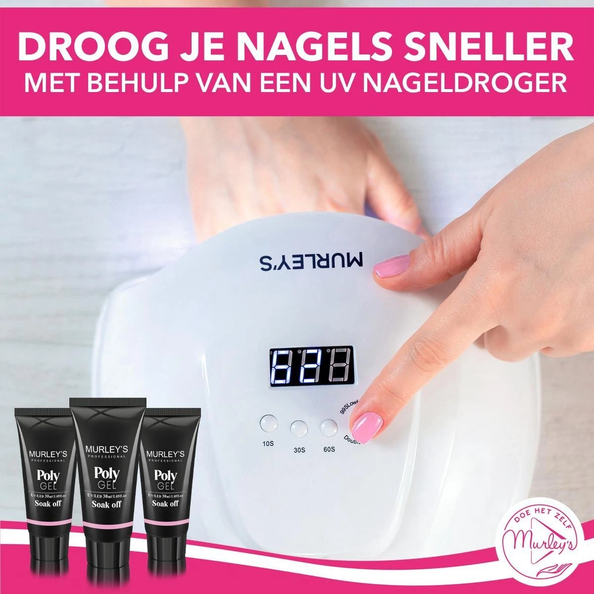 Murley’s Polygel Kit 3x 30ml Acryl Gellak - Gelnagels - Gel Polish Kunstnagels - Gelnagellak - Perfect Gelakte Nagels 2 Murley’s Polygel Kit 3x 30ml Acryl Gellak - Gelnagels - Gel Polish Kunstnagels - Gelnagellak - Perfect Gelakte Nagels - Afbeelding 2